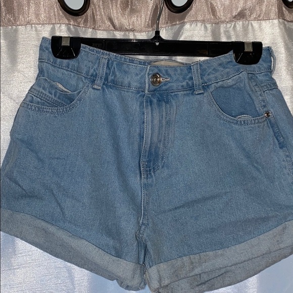 paperbag denim shorts primark